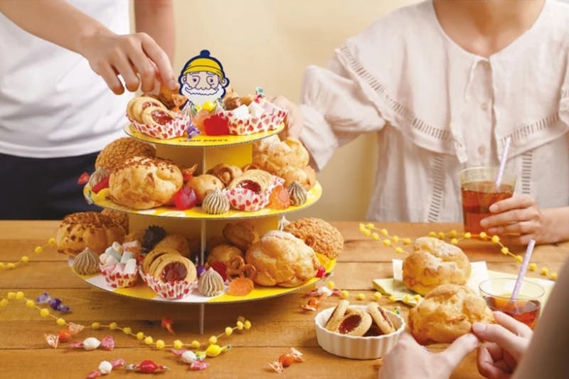 聯名美食beard papa'sX統一布丁DIY派對點心架