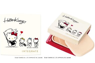 聯名彩妝品牌 INTEGRATE X Hello Kitty 聯名限定 柔焦輕透美肌粉餅