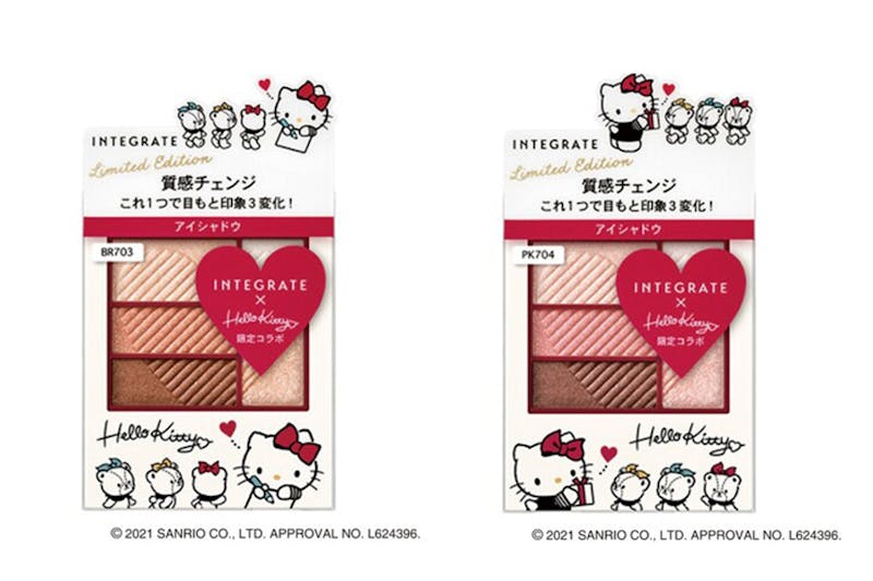 聯名彩妝品牌 INTEGRATE X Hello Kitty 聯名限定 三度漸層眼影