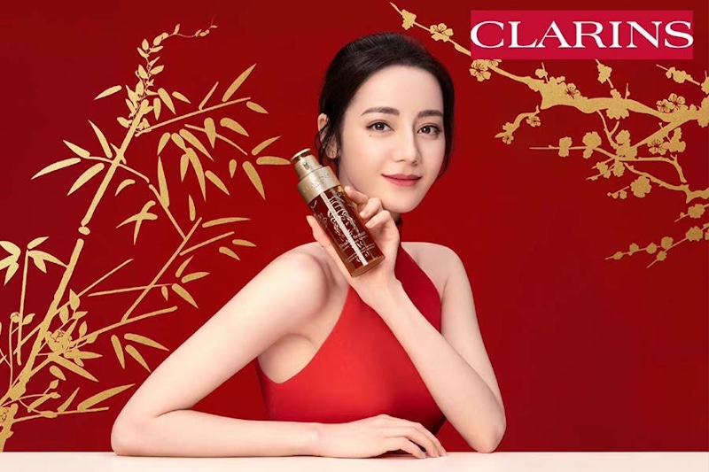 迪麗熱巴 CLARINS克蘭詩保養全球代言人