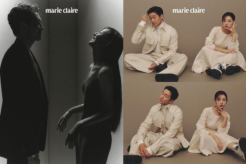孫錫久 金智媛 《我的出走日記》合體拍攝《Marie Claire Korea》情侶畫報