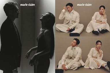 孫錫久 金智媛 《我的出走日記》合體拍攝《Marie Claire Korea》情侶畫報