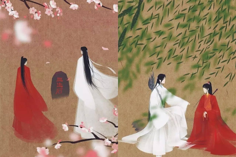 微微一笑很傾城 插畫 呼蔥覓蒜｜美周報
