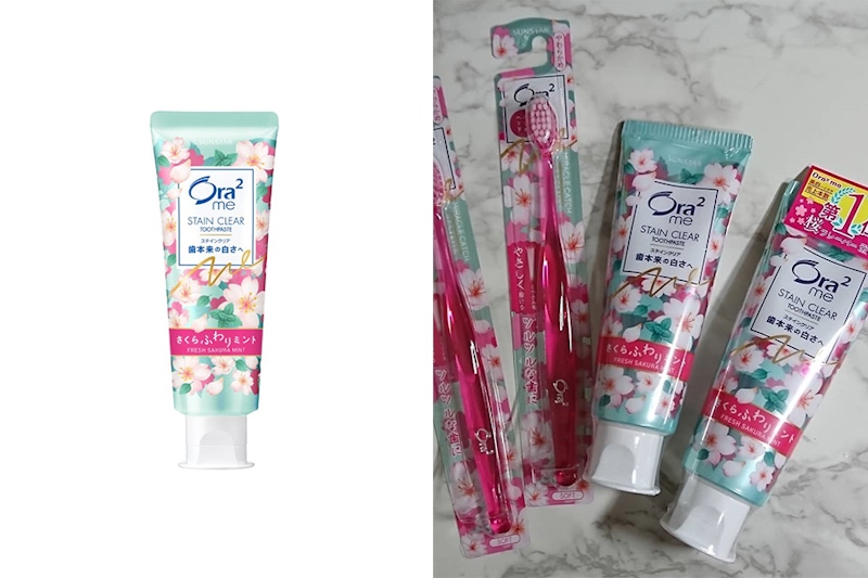 日韓美妝 代購 Ora2me 櫻花淨白無瑕牙膏｜美周報