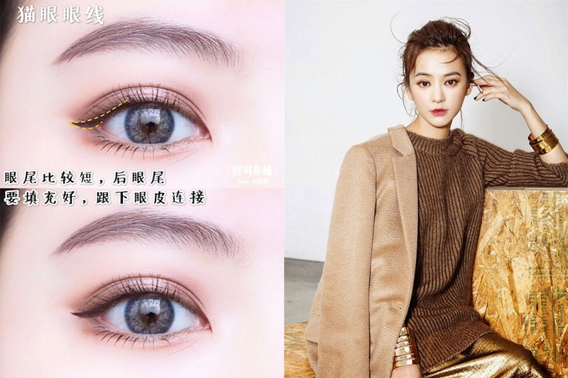 眼線教學 眼妝 圓眼 貓眼眼線｜美周報
