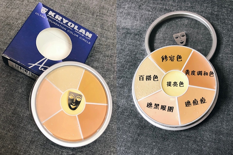 ​遮瑕推薦 黑眼圈 淚溝 歌劇魅影 六色遮瑕盤｜美周報