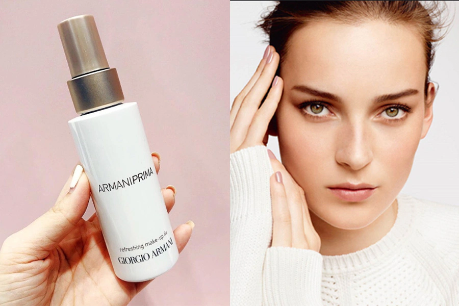 定妝噴霧推薦 Giorgio Armani 訂製光保濕亮妍定妝噴霧|美周報