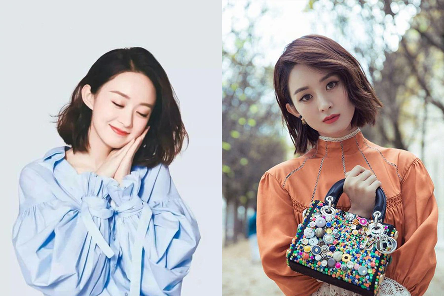 髮型推薦 顯臉小 圓臉 短髮 趙麗穎|美周報