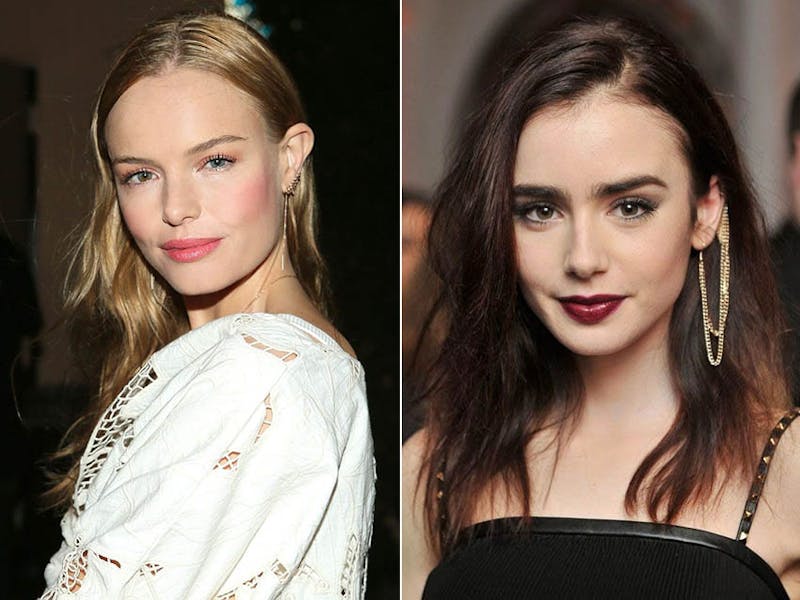 耳骨夾 細鍊 流蘇 Kate Bosworth Lilly Collins