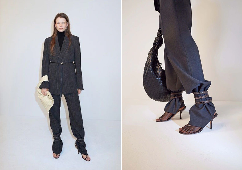 褲腳 繫帶涼鞋 綁帶涼鞋 Bottega Veneta