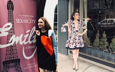 莉莉柯林斯 Lily Collins Emily in Paris 穿搭