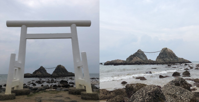 打卡景點 旅遊 日本旅遊 夫婦岩〜櫻井二見浦海岸｜美周報