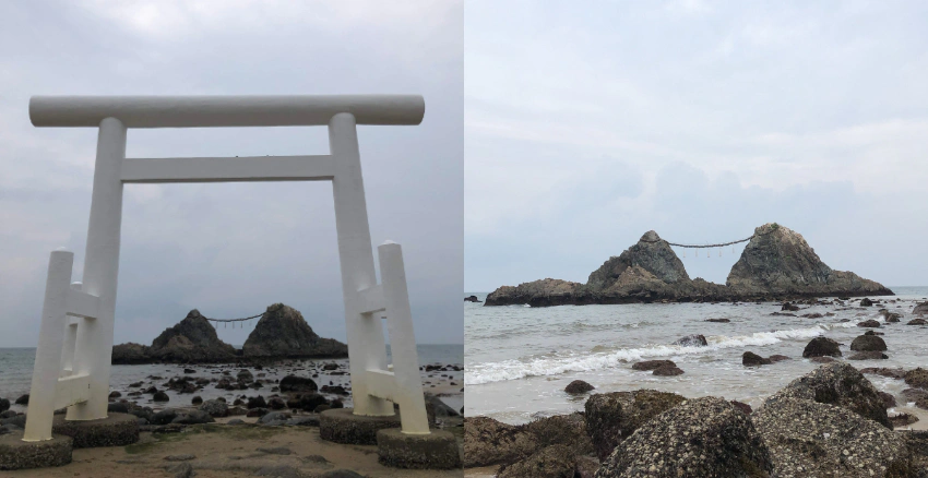 打卡景點 旅遊 日本旅遊 夫婦岩〜櫻井二見浦海岸|美周報