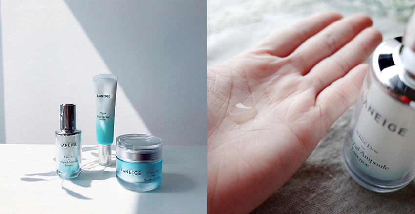 保養 變白 美白 美白精華推薦 LANEIGE 蘭芝晶透潤白淡斑安瓶精華|美周報