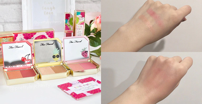 高光腮紅推薦 TooFaced Fruit Cocktail Blush Strobeberry|美周報