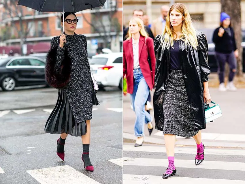 秋冬流行 襪子 短襪 襪子穿搭 鞋襪穿搭