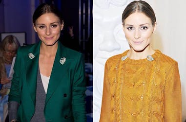 秋冬流行 配件 胸針 Olivia Palermo