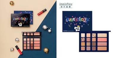 橘色眼影盤 橘色眼妝 橘色眼影推薦 innisfree 2019 綠色聖誕 我的彩妝盤限量版｜美周報