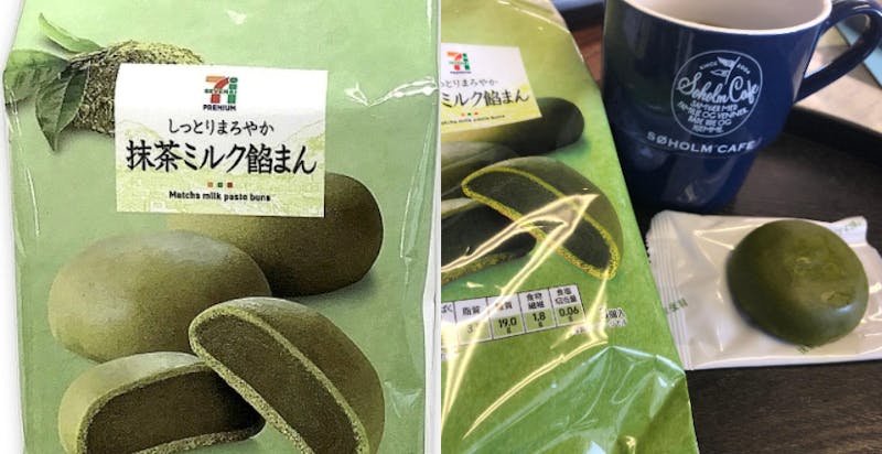 美周報｜日本零食推薦 7-11 抹茶牛奶饅頭