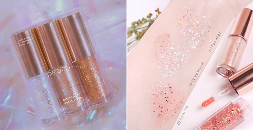 眼影蜜推薦 PEACH C Champagne Eye Glitter|美周報