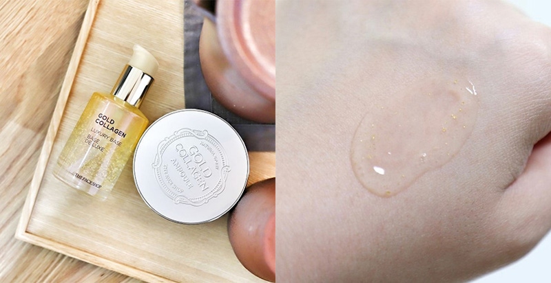 妝前打底 妝前保濕 THE FACE SHOP 黃金膠原蛋白奢華隔離霜｜美周報