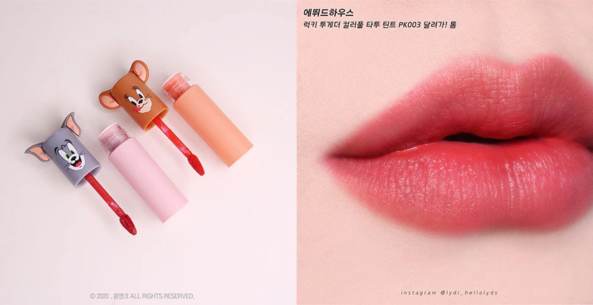 玫紅唇 Etude House LUCKY TOGETHER絕無色限叛逆唇霧－PK003｜美周報