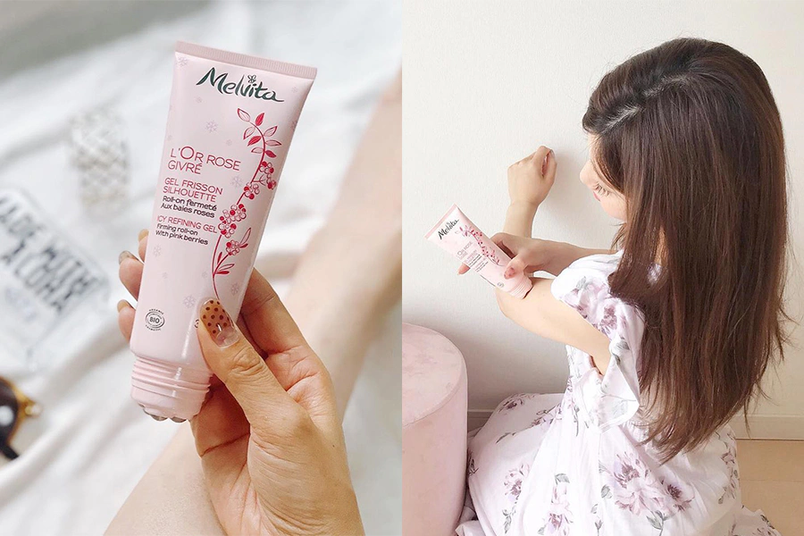美體霜推薦 美體霜 瘦腿霜 緊膚霜 Melvita 粉紅胡椒美體滾珠按摩精華|美周報