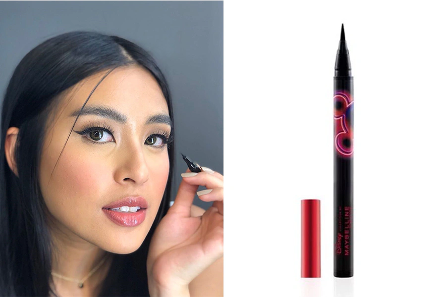 #MAYBELLINE 媚比琳超激細抗暈眼線液抗手震版黑色 迪士尼限定版|美周報
