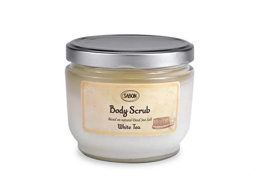 身體去角質推薦　SABON 白茶身體磨砂膏｜美周報