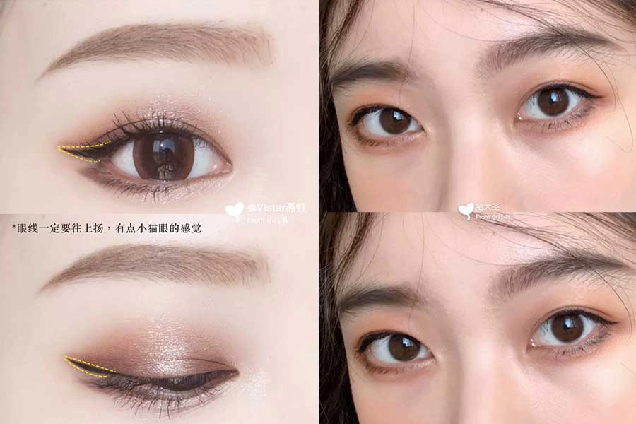 四邊形眼妝 貓眼眼線|美周報