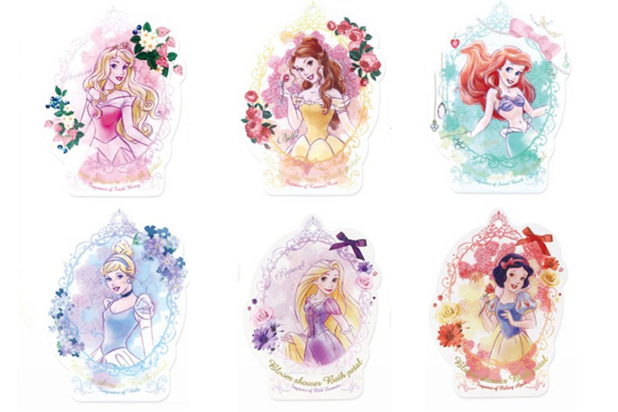 泡澡 入浴劑推薦 Disney 迪士尼 公主系列花瓣泡澡片｜美周報