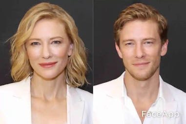 手機app faceapp 變性 歐美明星 變臉