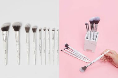 刷具推薦　BH Cosmetics White Marble 大理石刷具組｜美周報