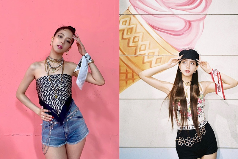 Jisoo 人間DIOR 〈Ice Cream〉MV造型 絲巾｜美周報