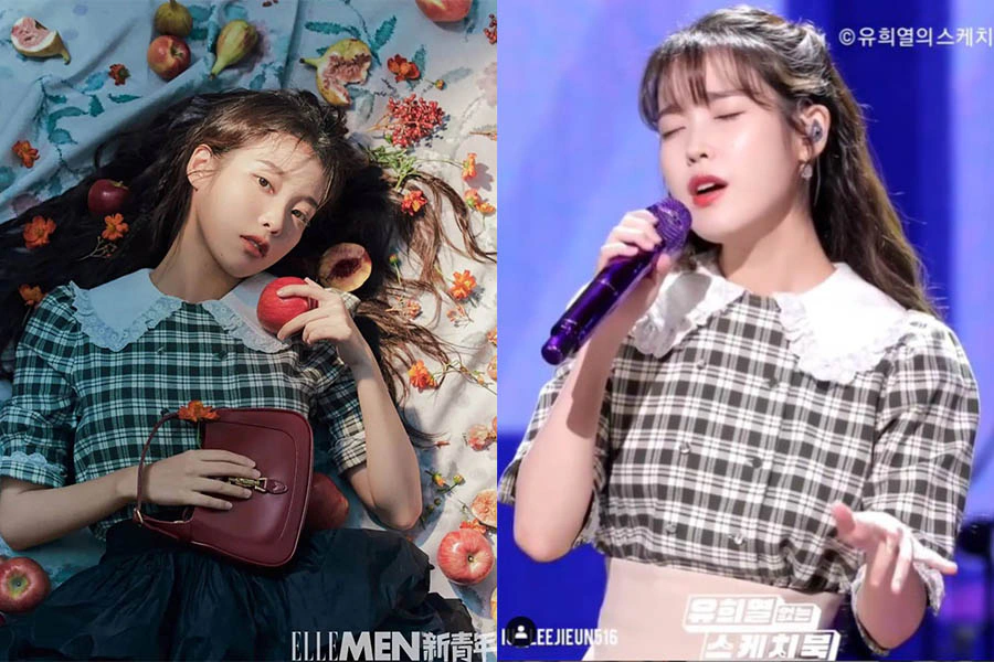 IU 穿搭 復古 秋冬 格紋|美周報