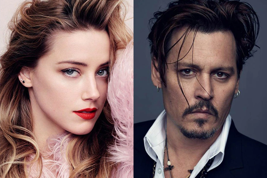 強尼戴普(Johnny Depp)安柏赫德(Amber Heard)|美周報