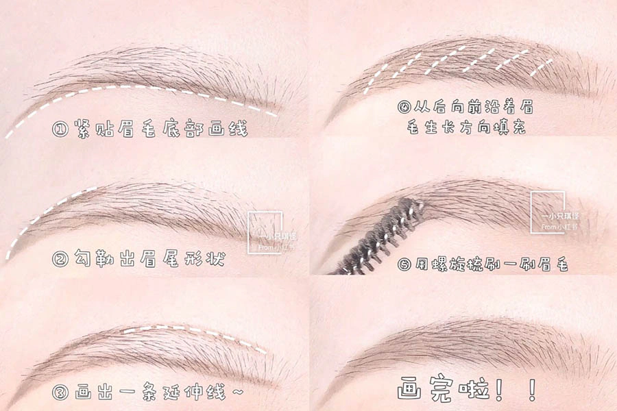 眉毛 畫眉 眉型 眉彩 技巧 三點定位法|美周報
