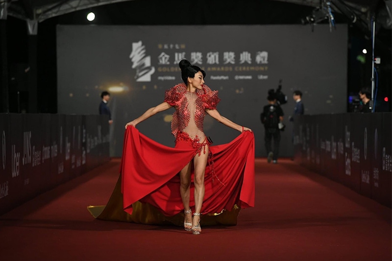 金馬57 紅毯造型 白靈｜美周報