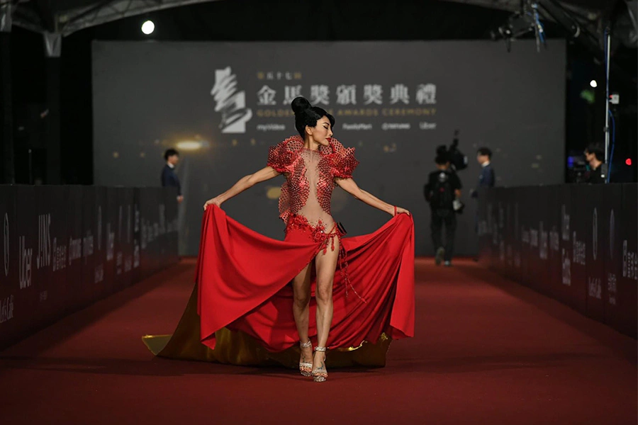 金馬57 紅毯造型 白靈｜美周報
