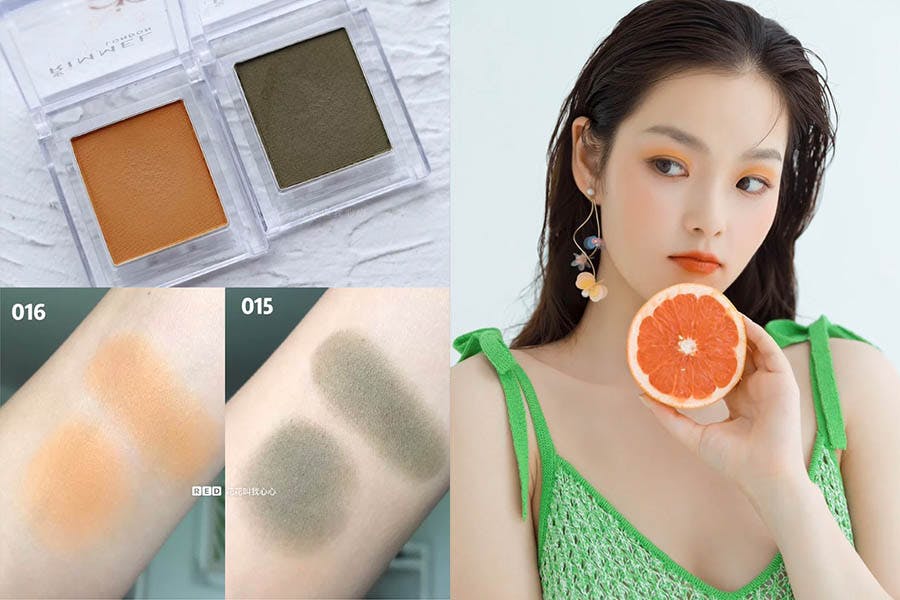 黃色/綠色眼影推薦|Rimmel 單色眼影 #015、#016 眼影|美周報