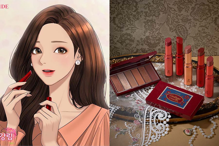 韓漫《女神降臨》朱靜同款 ETUDE HOUSE 花樣年華亮澤唇膏 |美周報