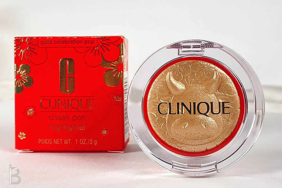 CLINIQUE倩碧 限量小牛阿MO小花打亮盤 試色 開箱 打亮|美周報