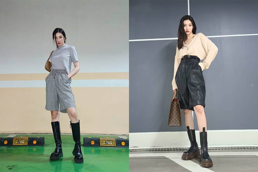 軍靴 靴子 穿搭 宣美|美周報