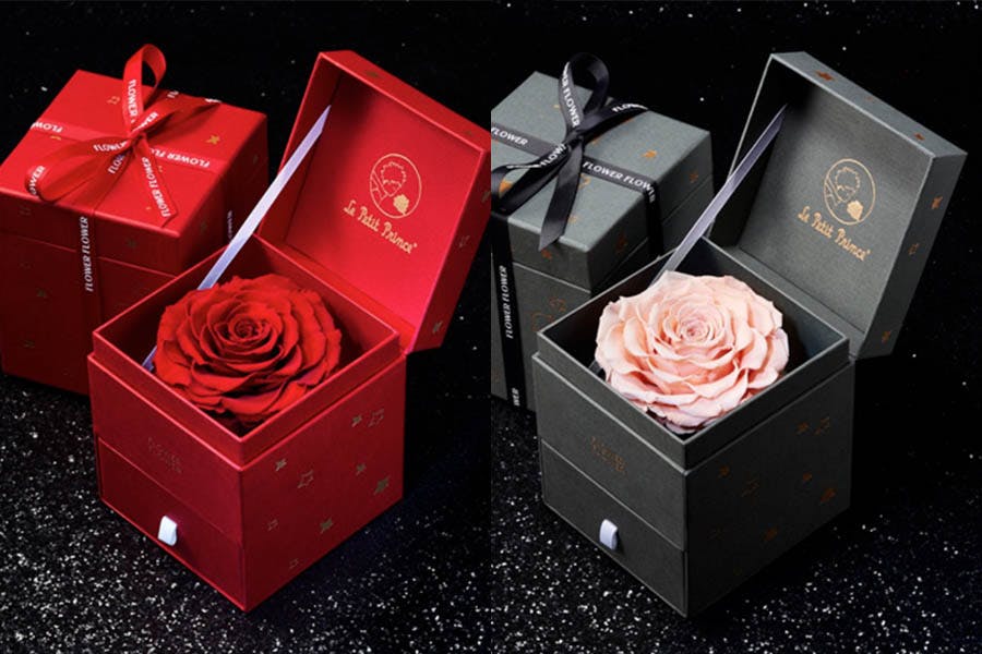#2021情人節禮物推薦|FLOWER FLOWER花的 X Le Petit Prince 聯名B612 Heart厄瓜多永恆玫瑰花禮|美周報