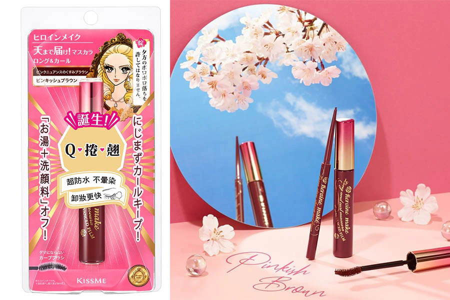 #2021彩色睫毛膏推薦|Kissme 花漾美姬 瞬翹自然捲纖長睫毛膏 #粉紅棕|美周報