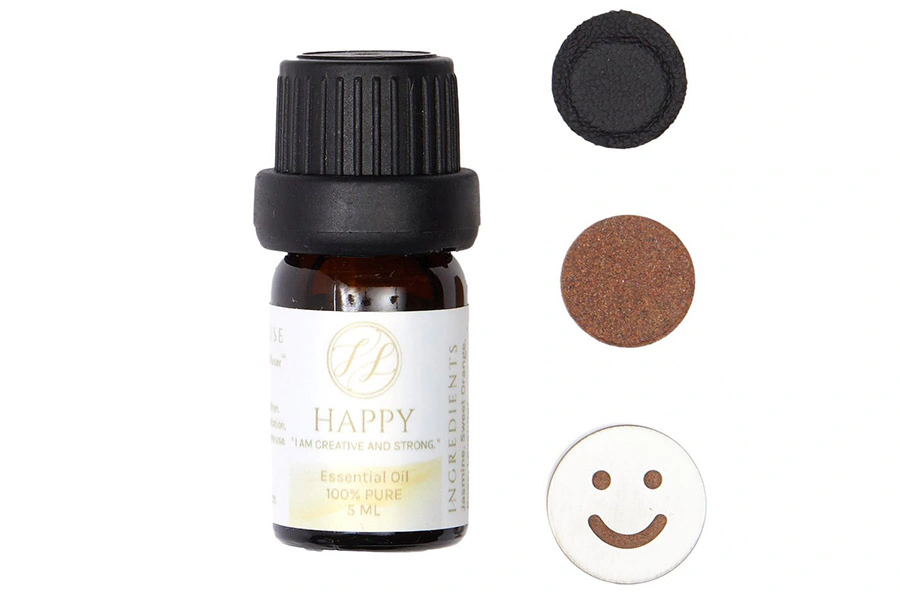 《口罩香薰》推薦 Flo Jewellery Flo Diffuser Happy Face Silver Gift Set|美周報