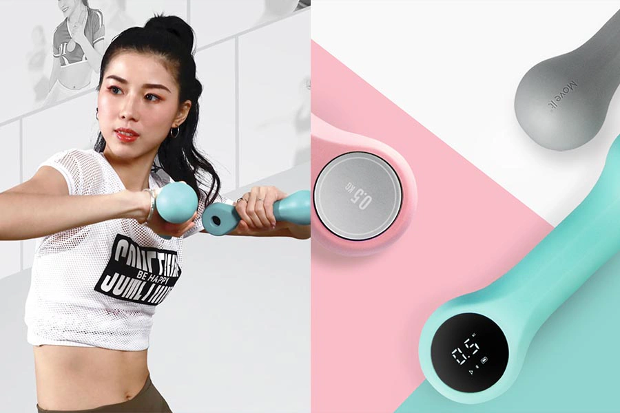 《智能運動器材》推薦|MOLLIFIX MOVE IT BEAT智能運動啞鈴0.5KG|美周報