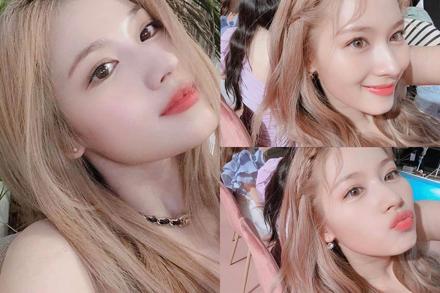 2021女團髮色趨勢|TWICE SANA《煙燻霧粉棕色》|美周報