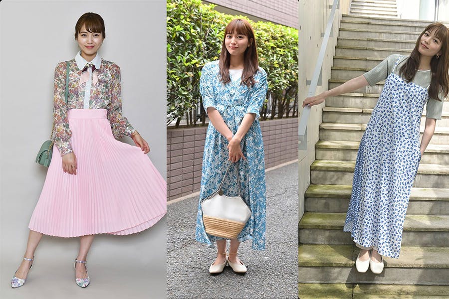 打扮的戀愛是有理由的 川口春奈 碎花 穿搭 日系|美周報