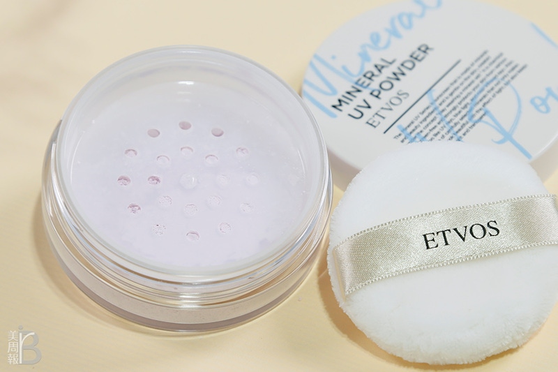 ETVOS舞伶防曬礦物粉SPF50 PA++++(附專用粉撲) #粉紫｜美周報